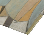 Abstrakte Komposition mit verdeckten Farben Schneidebrett (Ecke)