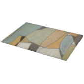 Abstrakte Komposition mit verdeckten Farben Schneidebrett (Ecke)