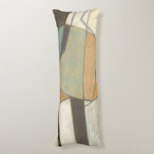 Abstrakte Komposition mit verdeckten Farben Seitenschläferkissen (Rückseite (Vertikal))