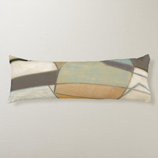 Abstrakte Komposition mit verdeckten Farben Seitenschläferkissen (Vorderseite)