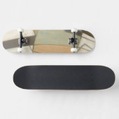 Abstrakte Komposition mit verdeckten Farben Skateboard (Horizontal)