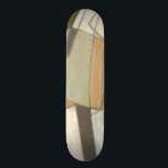 Abstrakte Komposition mit verdeckten Farben Skateboard<br><div class="desc">Die gedämpften Farben dieser Komposition aus Norman Wyatt reichen zurück zu abstrakten Werken von Piet Mondrian. Während die verwendeten Farben abgeschwächt sind,  sprechen die Farben zusammen laut und lenken die Aufmerksamkeit auf das Stück. Kaufen Sie Ihre Kopie noch heute!</div>