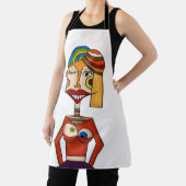 Abstrakte Komposition, moderne Kunst Schürze (InSitu)