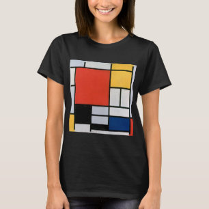 Abstrakte Komposition von Piet Mondrian T-Shirt