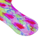 Abstrakte Kone-Blume mit mehrfarbigem Regenbogen Schneidebrett (Ecke)