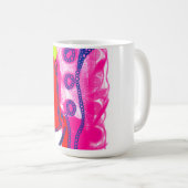 Abstrakte königliche Kunst Kaffeetasse (VorderseiteRechts)