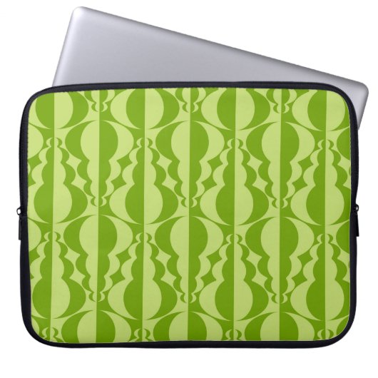 Abstrakte Kontrastmuster. Flat, einfaches Geom Laptopschutzhülle (Vorderseite)