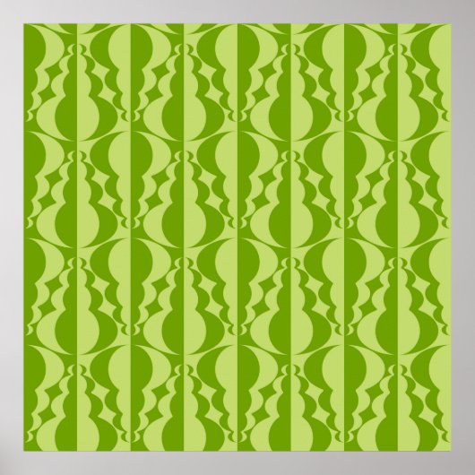 Abstrakte Kontrastmuster. Flat, einfaches Geom Poster (Vorne)