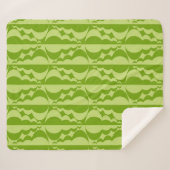 Abstrakte Kontrastmuster. Flat, einfaches Geom Sherpadecke (Vorderseite (Horizontal))