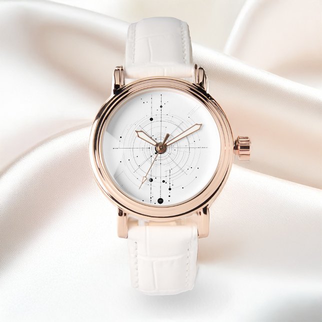 Abstrakte konzentrische Kreise Armbanduhr (Von Creator hochgeladen)