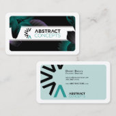 abstrakte Konzepte der Visitenkarten Visitenkarte (Vorne/Hinten)