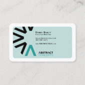 abstrakte Konzepte der Visitenkarten Visitenkarte (Rückseite)