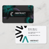 abstrakte Konzepte der Visitenkarten Visitenkarte (Vorne/Hinten)