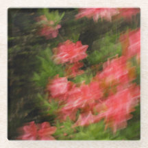 Abstrakte Korallen-Rhododendren in Bewegung, Kunst
