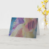 Abstrakte Korallenriff-Grußkarte Karte (Gelbe Blume)