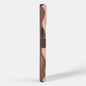 Abstrakte Korallenwellen Case-Mate iPhone Hülle (Rückseite / Rechts)