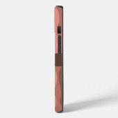 Abstrakte Korallenwellen Case-Mate iPhone Hülle (Rückseite / Links)