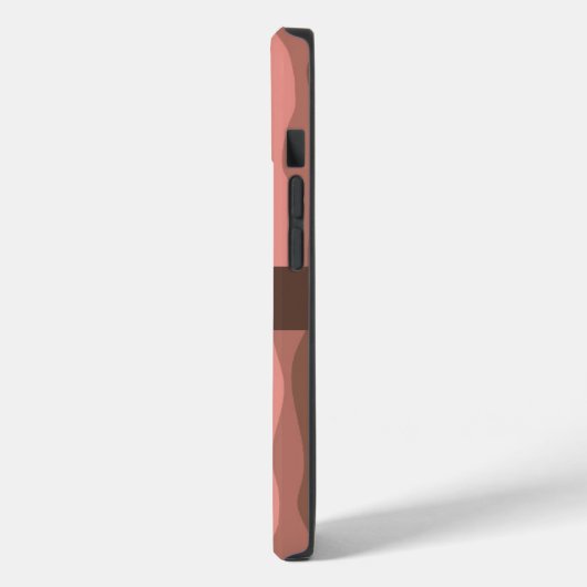 Abstrakte Korallenwellen Case-Mate iPhone Hülle (Rückseite / Links)