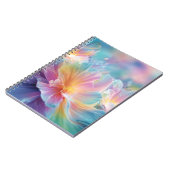 Abstrakte kosmische Blumenexplosion in Pastell Notizblock (Linke Seite)