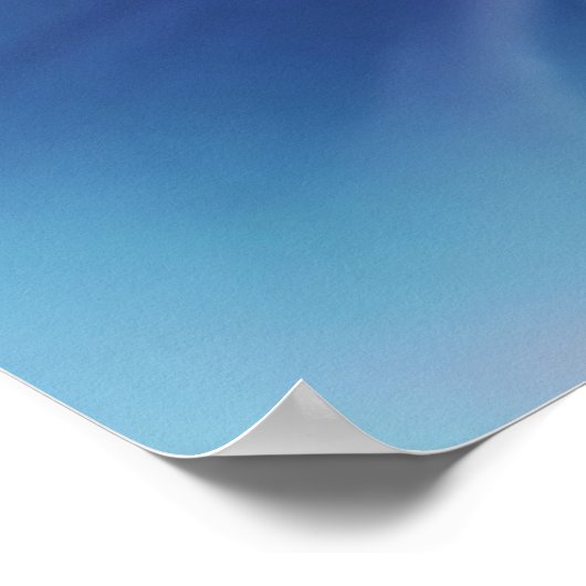 Abstrakte kosmische Blumenexplosion in Pastell Poster (Ecke)