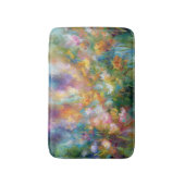 Abstrakte kosmische Blumenexplosion in Pastellfarb Badematte (Vorderseite Vertikal)