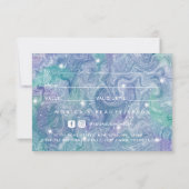 Abstrakte Kosmische Galaxie Universum Schönheitssa (Rückseite)