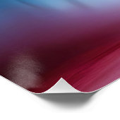 Abstrakte kosmische Horizont-Fantasie Hintergrundg Poster (Ecke)