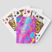 Abstrakte kosmische Moderne Spielkarten (Rückseite)