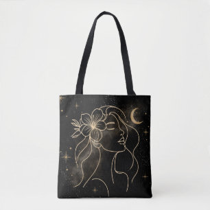 Abstrakte kosmische Mystikerin Tasche