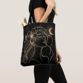 Abstrakte kosmische Mystikerin Tasche (Von Nahem)