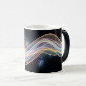 Abstrakte kosmische Welle Galaxie Verwandlungstasse (VorderseiteRechts)
