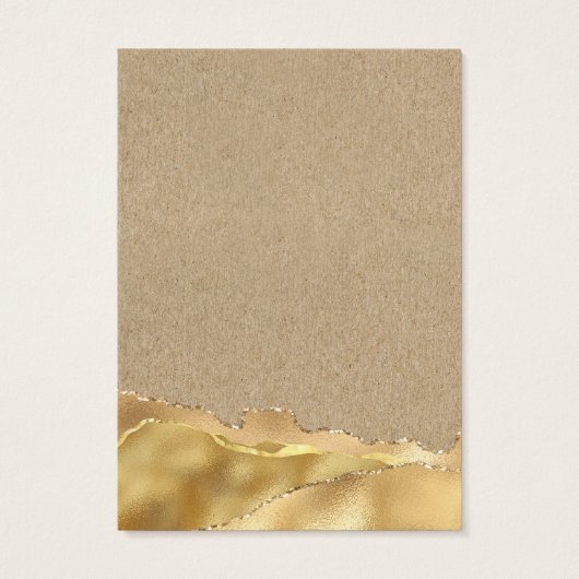 Abstrakte Kraft Gold Earring Display Cards (Rückseite)