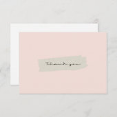 Abstrakte Kraft Pinselstriche dank Karte (Vorne/Hinten)