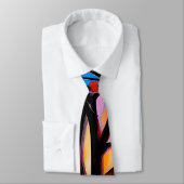 Abstrakte Krawatte des Baumes Farbenfrohe Männer M (Gebunden)