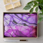 Abstrakte Krawatte mehrrosa Färben Seidenpapier (Geschenk)