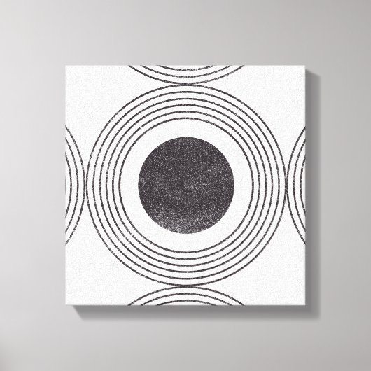 Abstrakte Kreisbildung Leinwanddruck (Vorderseite)