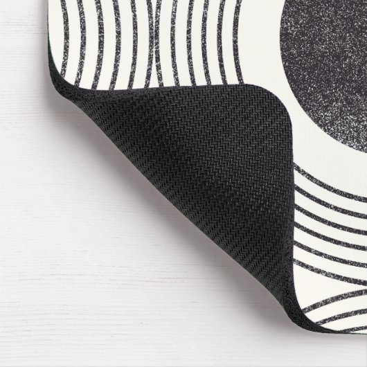 Abstrakte Kreisbildung Mousepad (Ecke)