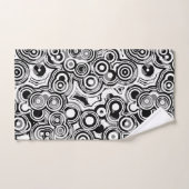 abstrakte Kreise Badehandtuch Set (Handtuch)