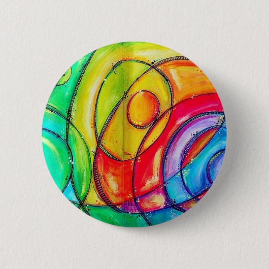 Abstrakte Kreise Button (Vorderseite)