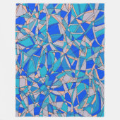 Abstrakte Kreise Fleecedecke (Vorderseite)