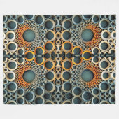 Abstrakte Kreise Geometrische Decke (Vorderseite (Horizontal))
