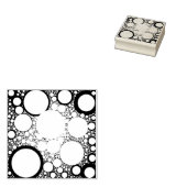 Abstrakte Kreise Gummistempel (Stempel)