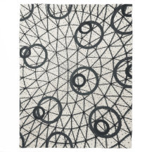 Abstrakte Kreise in Schwarz und Weiß