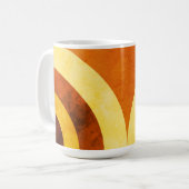 Abstrakte Kreise Kaffeetasse (Vorderseite Links)