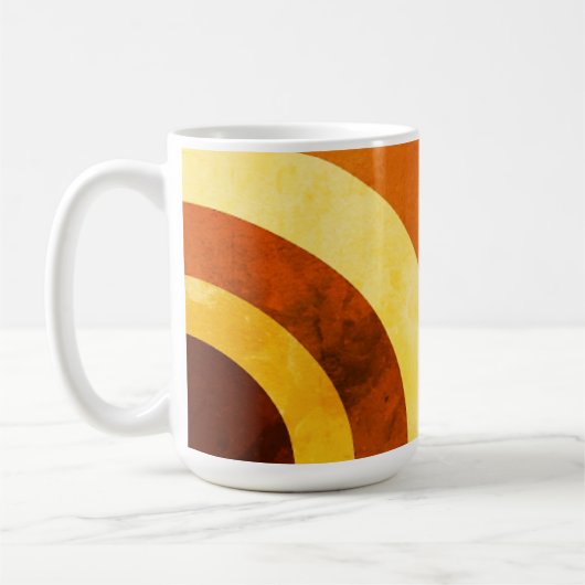 Abstrakte Kreise Kaffeetasse (Links)