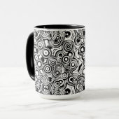 abstrakte Kreise Kaffeetasse (Vorderseite Links)