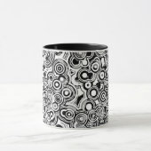 abstrakte Kreise Kaffeetasse (Zentrum)