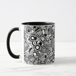 abstrakte Kreise Kaffeetasse