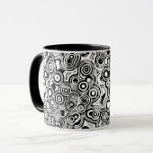abstrakte Kreise Kaffeetasse (Vorderseite Links)