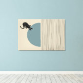 Abstrakte Kreise Kat 3 Canvas Print Leinwanddruck (Insitu (Holzboden))